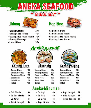 BEBEK BAKAR & ANEKA SEAFOOD "MBAK MAY"