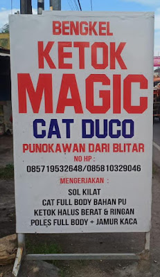Bengkel Ketok Magic & Cat Duco Punokawan Dari Bllitar