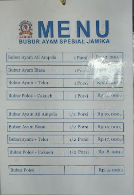 Bubur Ayam Pak Ade (Jamika)