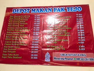 Depot Makan Pak Tejo