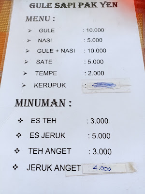 Gulai Sapi Pak Yen Rp10000