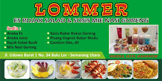 LOMMER (Es Rujak Salad & Bakso Sosis Mie Nasi Goreng)