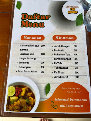 Lontong Kikil Pak Ahmad Semarang