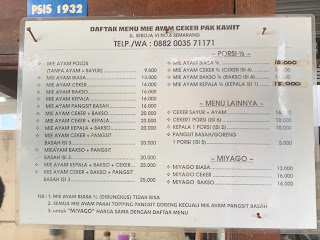 Mie Ayam Ceker Pak Kawit SEROJA
