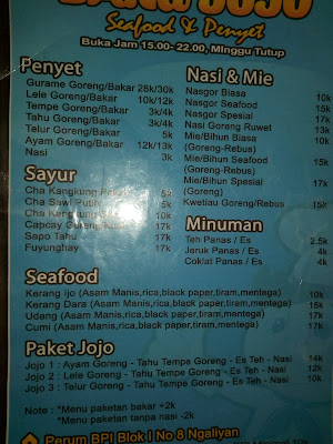 Penyet&Seafood Bang JOJO