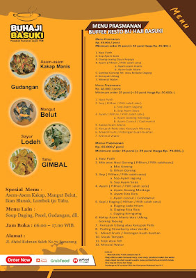 Resto Bu Haji Basuki & Penyewaan tempat ( Wedding & Meeting )