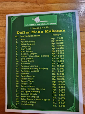 Sambel Hejo Natuna