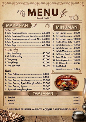 Sate Kambing Muda Bang Doel Semarang
