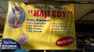 Tahu Gimbal HAJI EDY (sejak 1972)