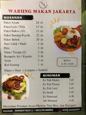 Warung Makan Jakarta Wonodri