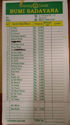 Warung Sunda Bumi Sadayana Sukajadi